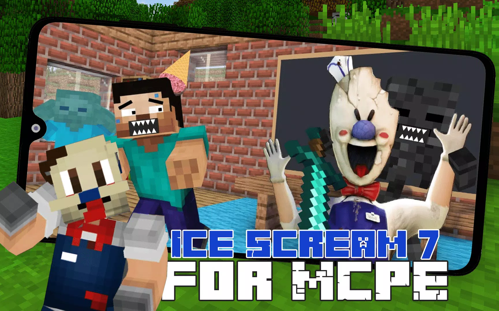 MCPE Ice Scream 7 mod addon for Android - Free App Download
