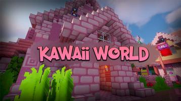 پوستر Kawaii Craft World 3D