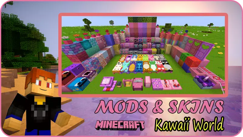 Kawaii World Textures - Mods for Minecraft