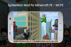 SpiderMan Mod for Minecraft PE الملصق