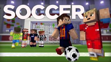 Football mod in Minecraft Affiche