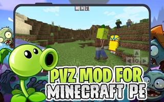 PVZ Mod Minecraft Affiche