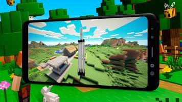 Space Rocket Mod for MCPE الملصق
