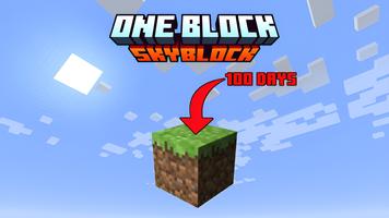 One Block Map for Minecraft 海报