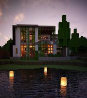 Minecraft of Modern House V2.1 ポスター