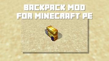 Backpack Mod for Minecraft الملصق