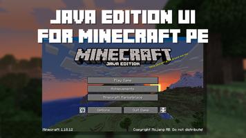 Java Edition UI for Minecraft poster
