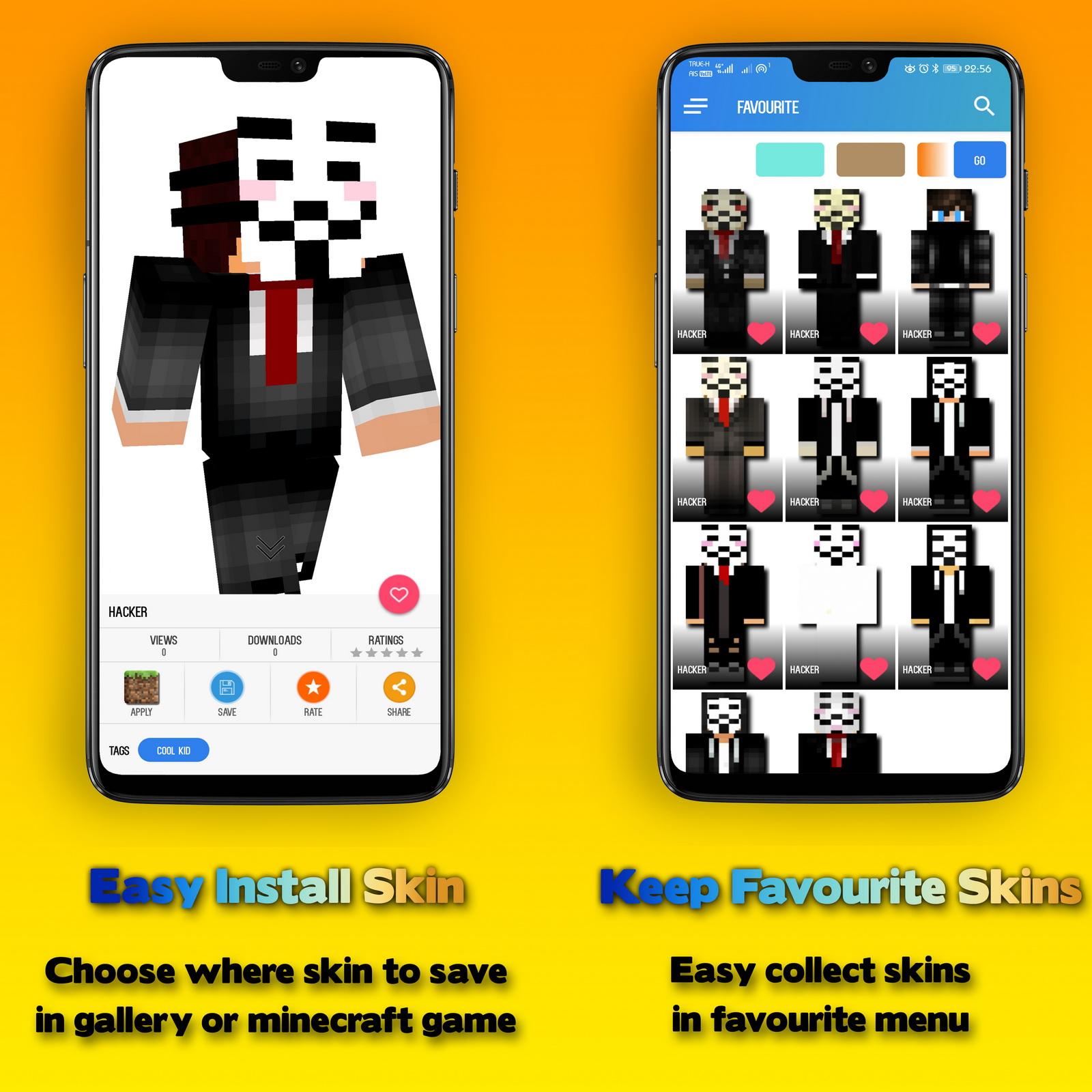 Hacker Skins for Minecraft PE para Android - Download