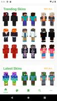Minecraft Skin Library الملصق