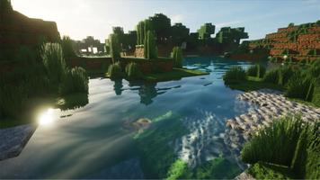Shaders Minecraft MCPE постер