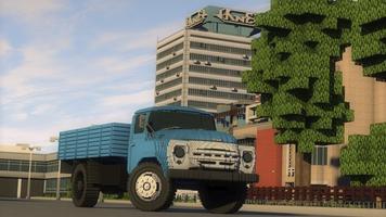 Truck Car Drive Minecraft Mod captura de pantalla 2