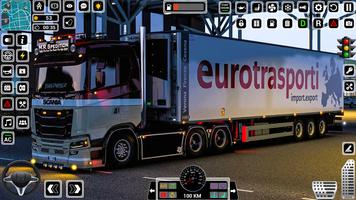 jeux de camion euro 3d Affiche