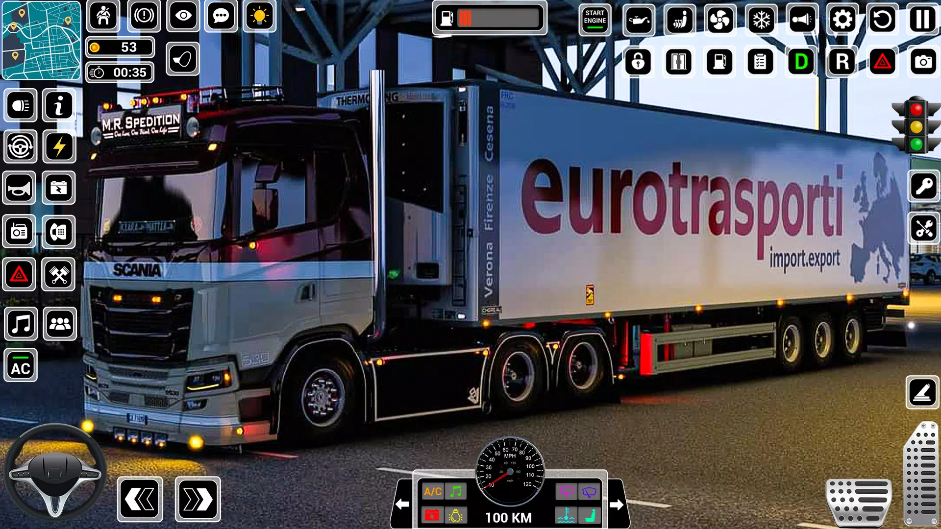 Grande Euro Caminhão Dirigindo Simulador 2023: Fora da estrada
