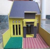 miniature house Affiche