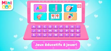 Ordinateur Princesse Mini Jeux Affiche