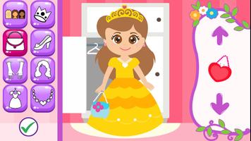 Dressing Up Princess Game Affiche