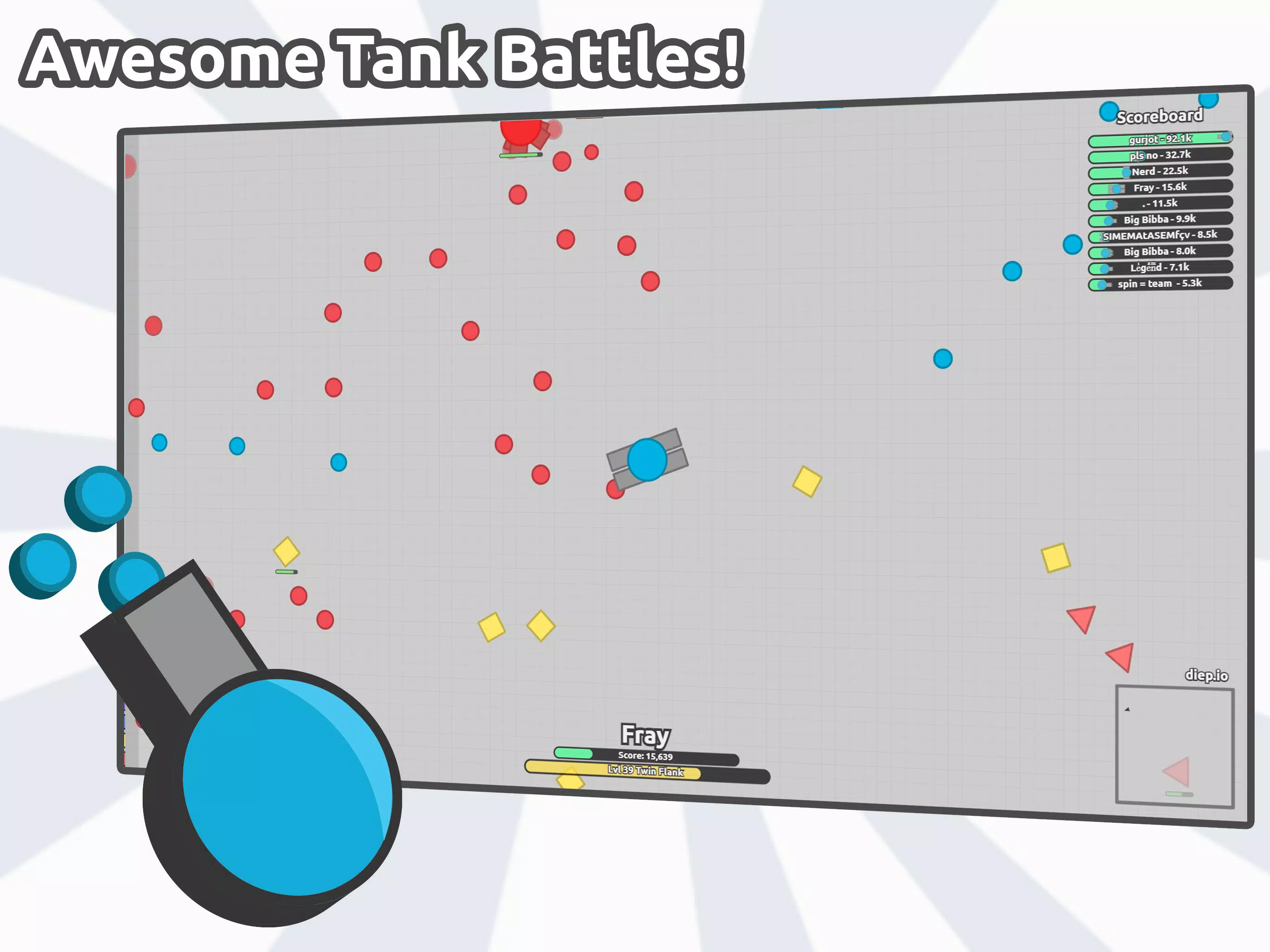 tank io games - piupiu.io - Apps on Google Play