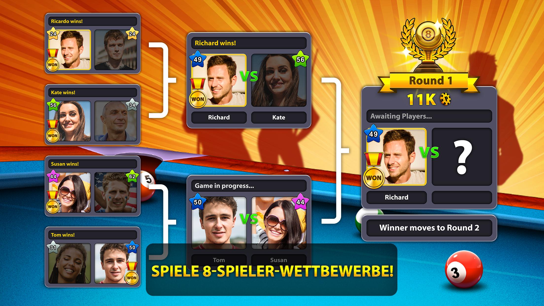 8 Ball Pool fÃ¼r Android - APK herunterladen - 