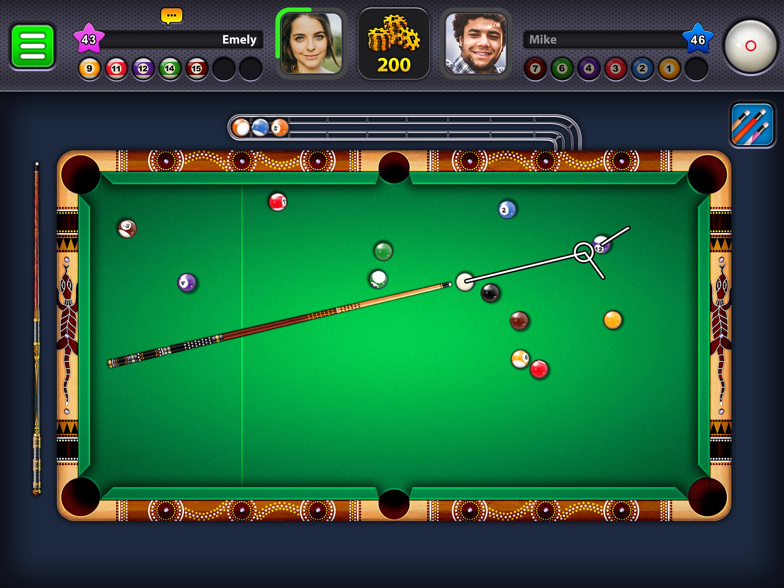 Image result for mini 8 ball pool