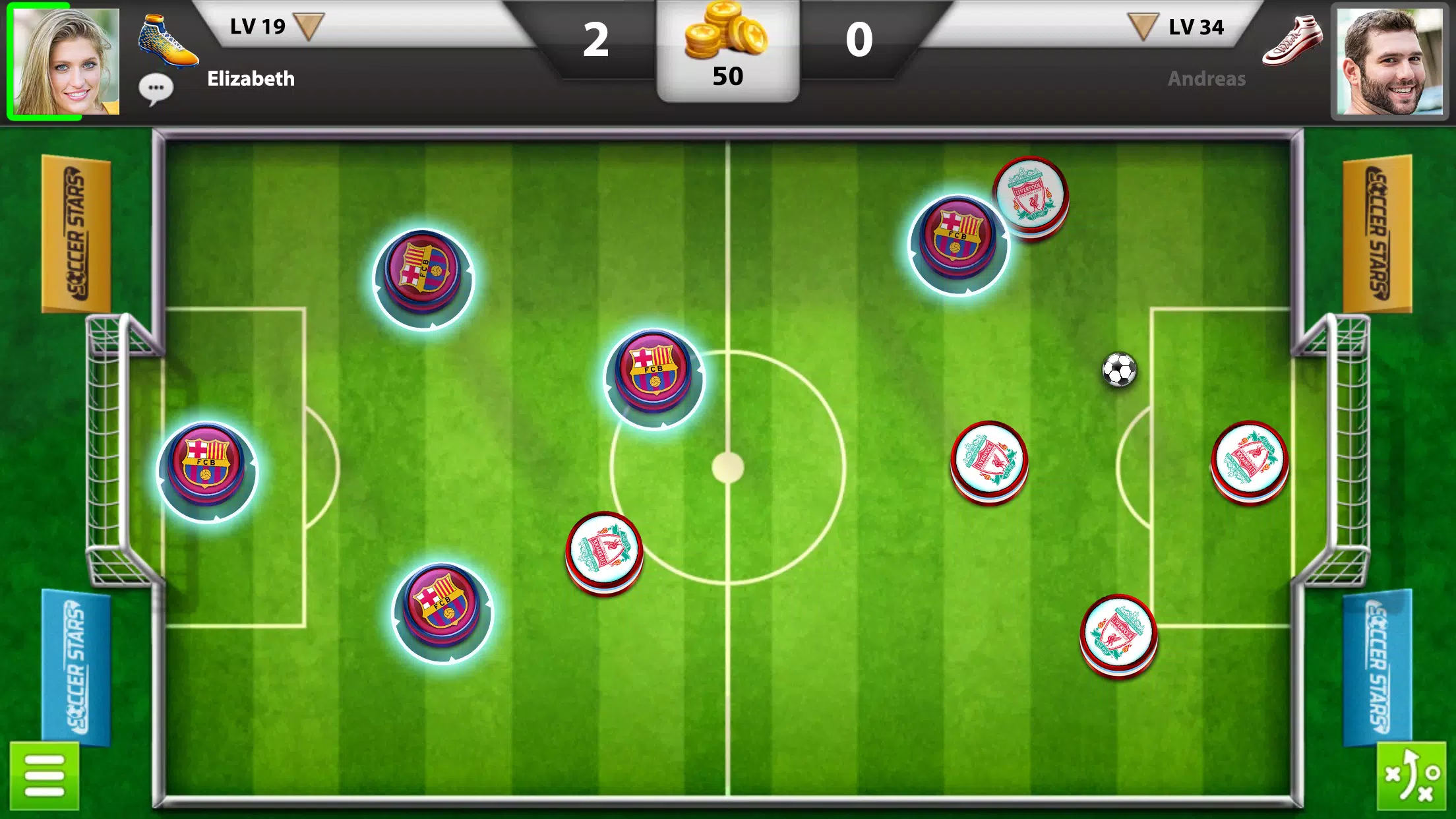 Soccer Stars Full Screen