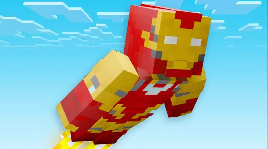 Skin) Blue Iron Man Skin - Roblox