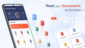 Mini Docx Reader- Word Viewer Affiche