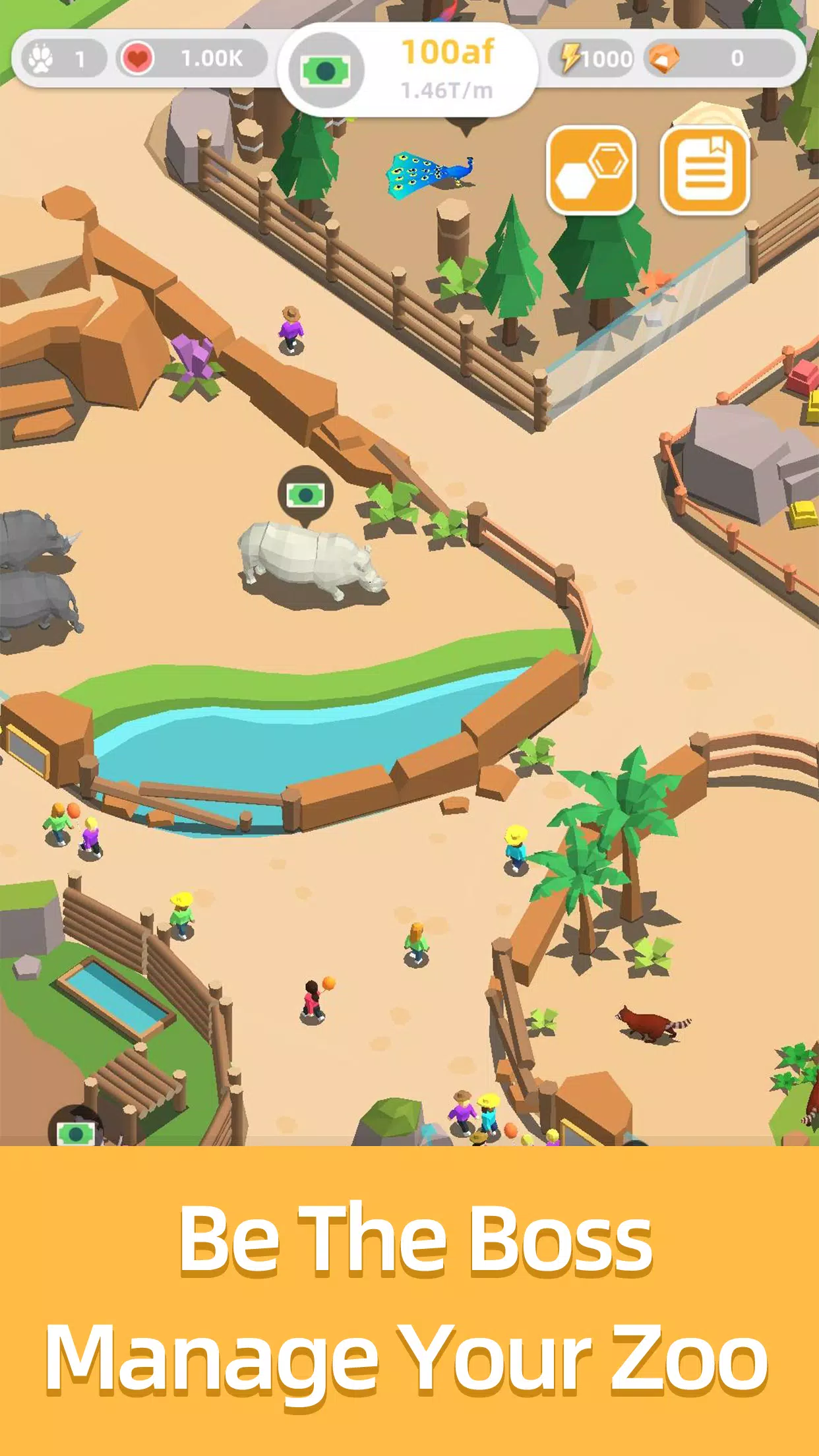 Dinosaur Park: Primeval Zoo, the dino park tycoon game, is out now on iOS  following success on Android