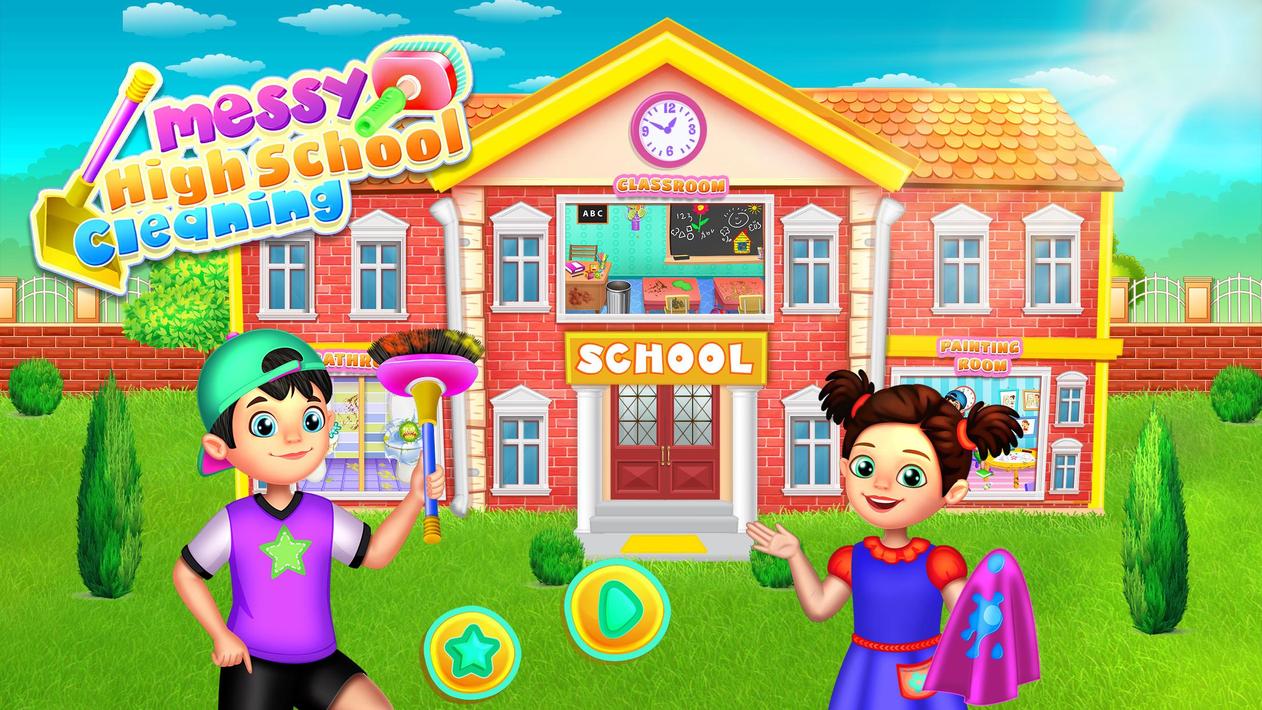تنظيف المدرسة الثانوية فوضوي لعبة تنظيف غرفة for Android APK Download