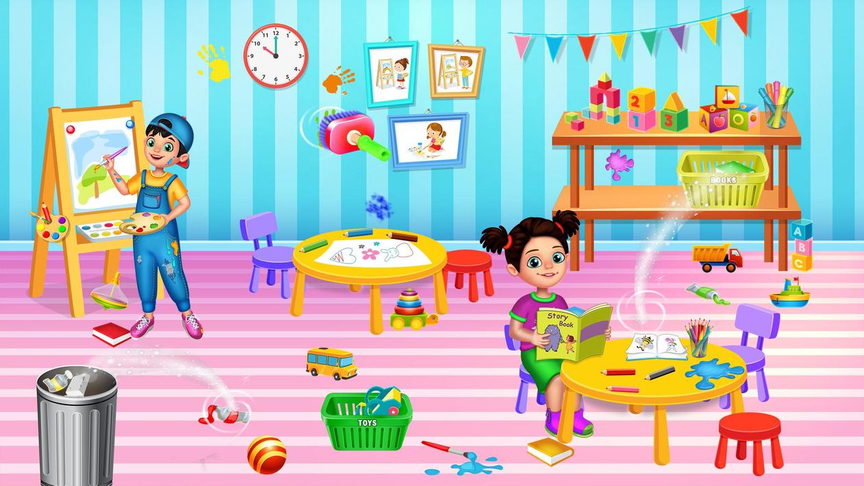 تنظيف المدرسة الثانوية فوضوي لعبة تنظيف غرفة for Android APK Download