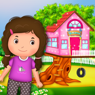 建造樹娃娃屋：小小的房屋建造者遊戲 圖標