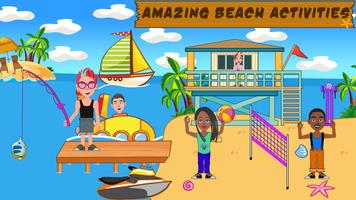 Pretend Play Beach Life Games poster