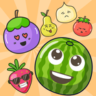 Watermelon Fruit Drop Merge icon