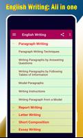 English Writing โปสเตอร์