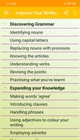 Improve English Writing Skills تصوير الشاشة 1