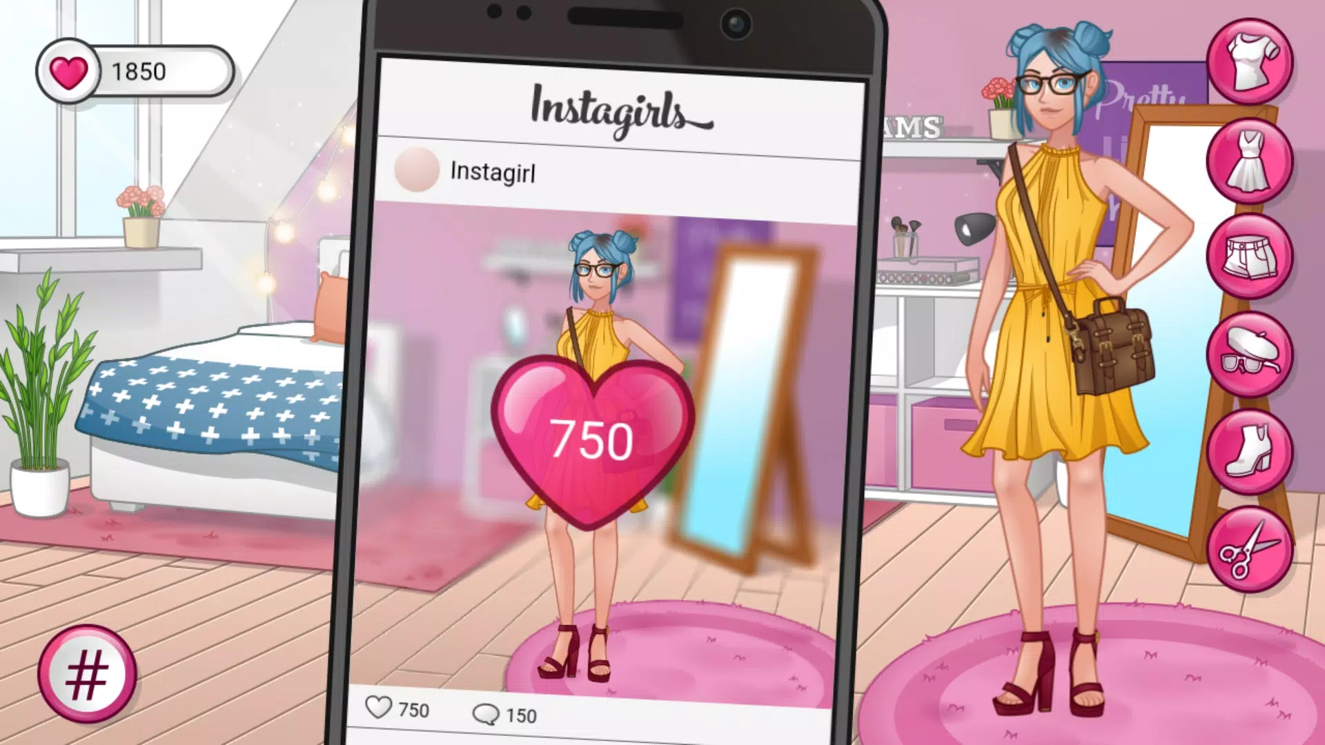 Instagirls Dress Up - Free Play & No Download