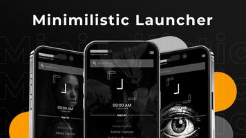 Minimalist Screen OS Launcher poster