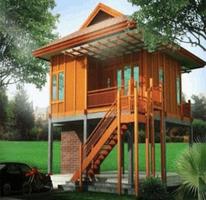 minimalist wooden house design penulis hantaran