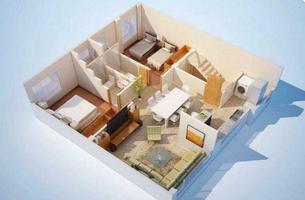 3D Minimalist Home Planner اسکرین شاٹ 1
