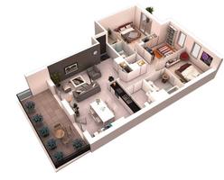 3D Minimalist Home Planner اسکرین شاٹ 2