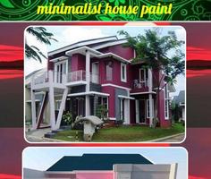 پوستر minimalist house paint