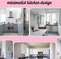 Poster Design minimalista della cucina