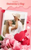 Valentine photo frame poster