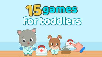 Learning games for toddlers 2+ poster