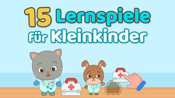 Lernspiele für Kleinkinder 2+ Plakat