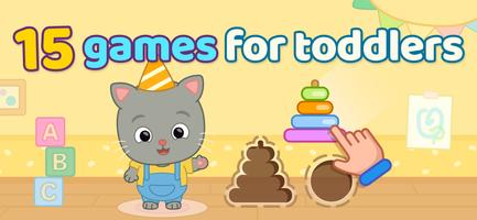 Toddler Baby educational games poster