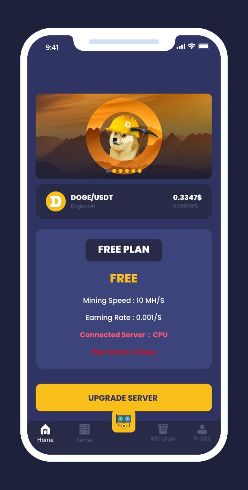 Dig Doge, Dogecoin Mining Game 1.0.0.1 Free Download