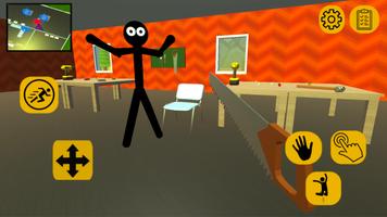 Stickman Neighbor Scary Secret ảnh chụp màn hình 2