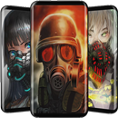 Gas Mask , Led Purge Wallpaper APK