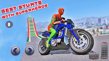 Stunt Bike-Superhero Mega Ramp Affiche