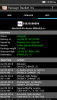 Package Tracker Pro captura de pantalla 1